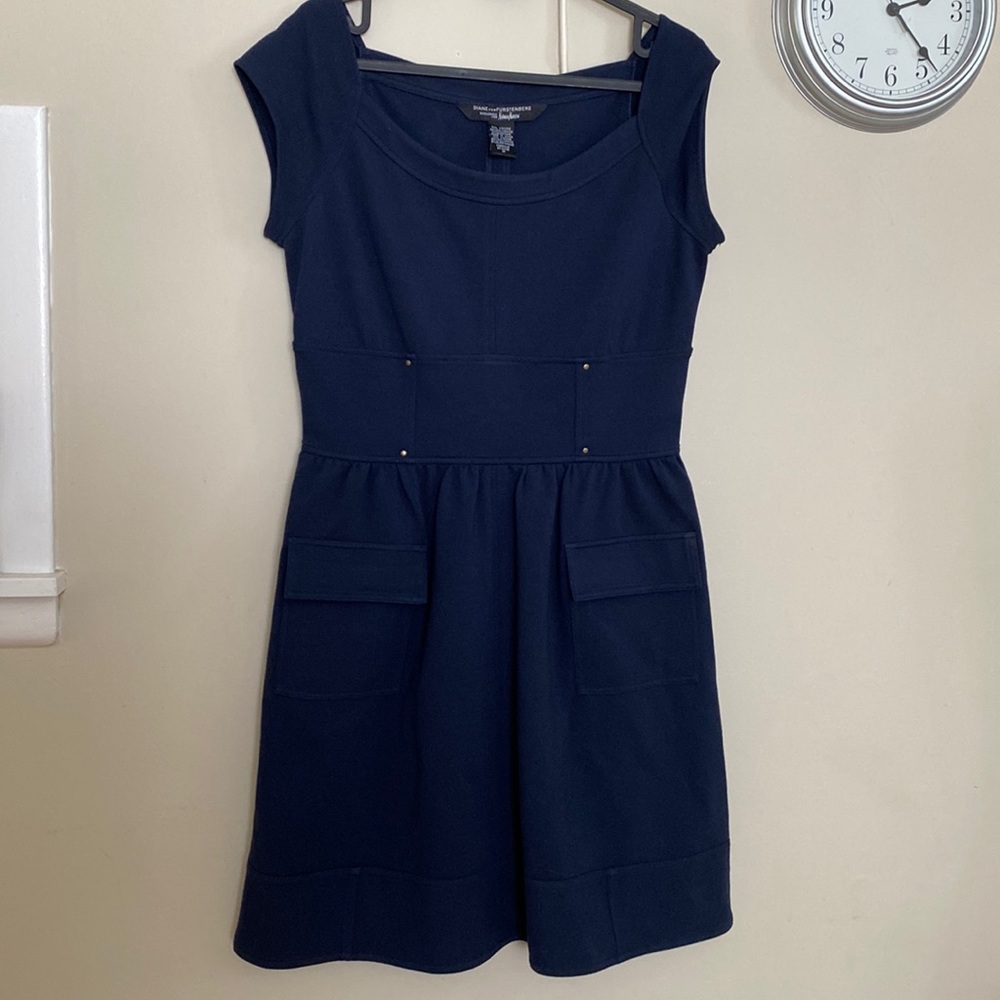 Diane von Furstenberg blue dress